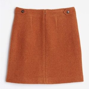 Wooly Button Tab Skirt